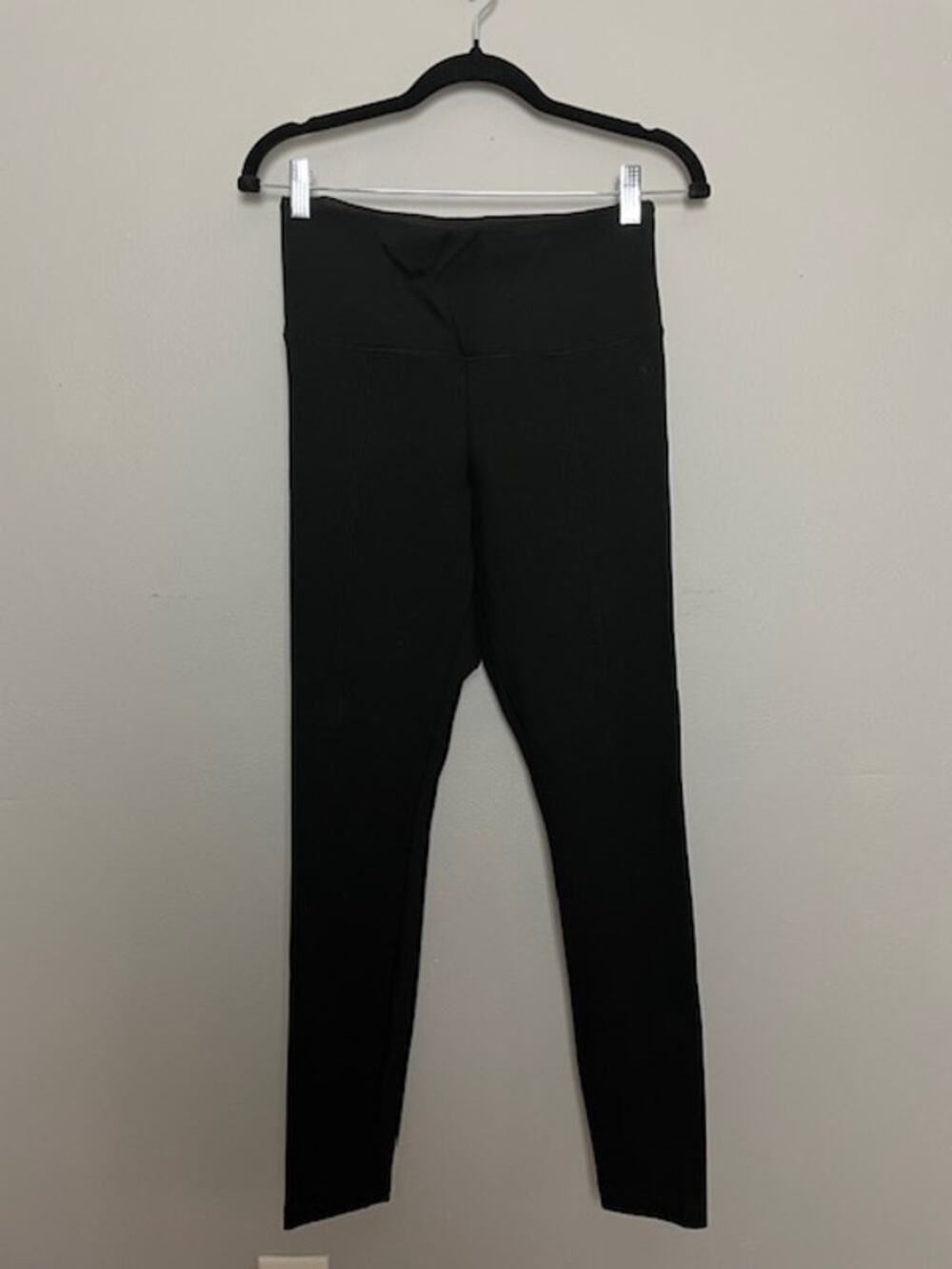 Lysse Black High Waist Leggings Pull On Slim Ponte Stretch Pants Women M Capsule